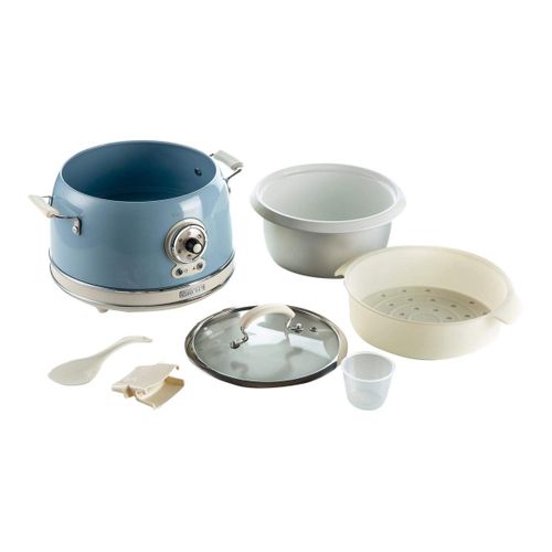 Ariete Vintage 2904 - Cuiseur de riz/cuiseur lent - 3.5 litres - 700 Watt - bleu céleste