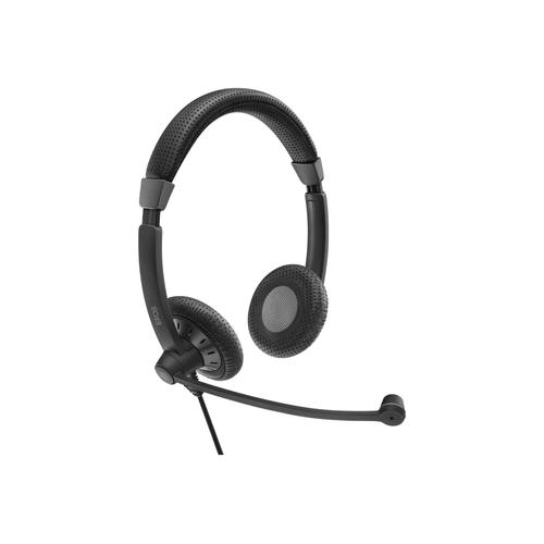 EPOS SC 75 USB MS - Micro-casque - sur-oreille - filaire - jack 3,5mm, USB - noir