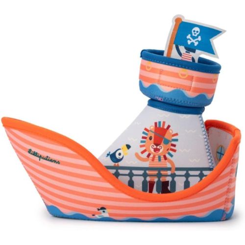 - Bateau Pirate Pour Le Bain - Jouet Aquatique En Néoprène Avec Personnages Détachables - Bateau Flottant, Stimulation De La[3986]