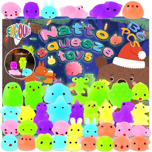 36Pcs Mochi Squishy, Lumineux Squishy Kawaii, Animaux Jouets Squishies, Mini Squishy Jouet Anti Stress, Mignon Mini Squishie[4452]