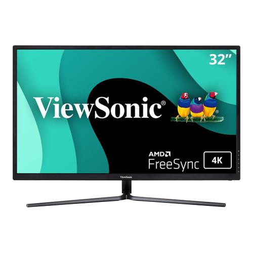 ViewSonic VX3211-4K-mhd - Écran LED - 32" (31.5" visualisable) - 3840 x 2160 4K @ 60 Hz - VA - 300 cd/m² - 3000:1 - HDR10 - 3 ms - 2xHDMI, DisplayPort - haut-parleurs