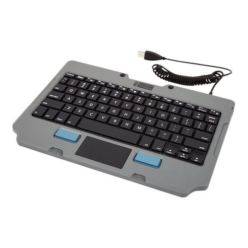 Gamber-Johnson Rugged Lite - Clavier - avec pavé tactile - USB - Espagnol