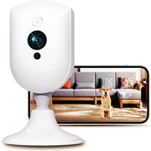 ERSHI-Camera Surveillance WiFi Interieur, Camera Bebe Surveillance 4MP pour la Maison, Alarme Humaine/Son/Mouvement, Camera Vision[1