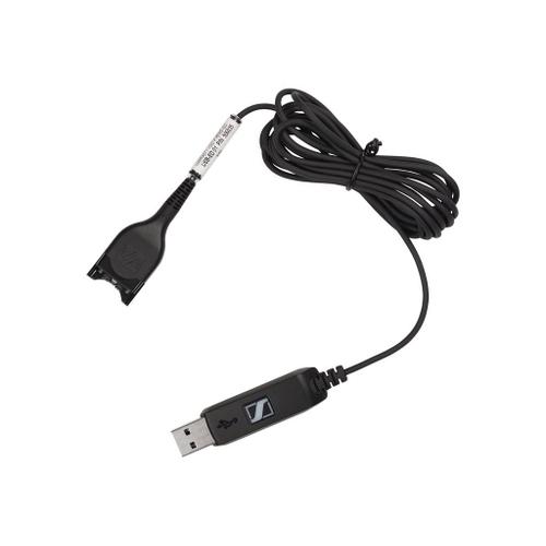 EPOS | SENNHEISER USB-ED 01 - Câble pour casque micro - USB mâle pour EasyDisconnect mâle - 2.2 m - pour Sennheiser Century SC 660; SH 330