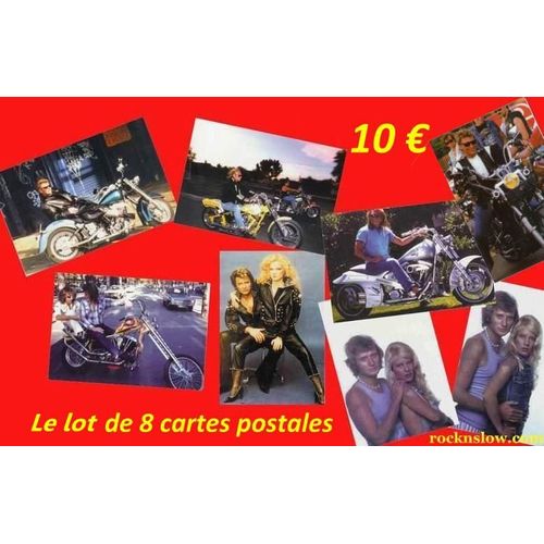 Vente En Lot De Cartes Postales Neuves De "Johnny Hallyday" Série 06
