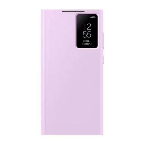 Coque Pour Samsung Galaxy S23 Ultra,Étui À Rabat Pour Téléphone Portable,Mauve