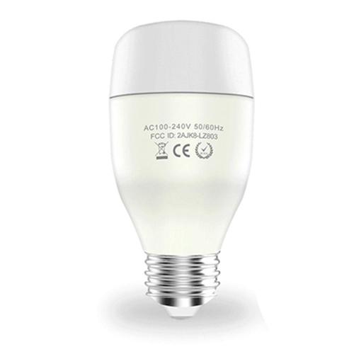 Ampoule Led Wifi Intelligente E27 7w Wcrgb Tuya Ampoule À Intensité Variable Intelligente Changeant De Couleur Avec Musique Compatible Avec Alexa Google