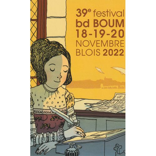Carte Postale Edith Festival Bd Blois 2022 (Basil Et Victoria