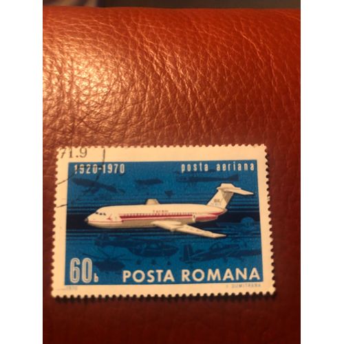 Poste Aérienne 1970 Cinquantième Anniversaire Roumanie