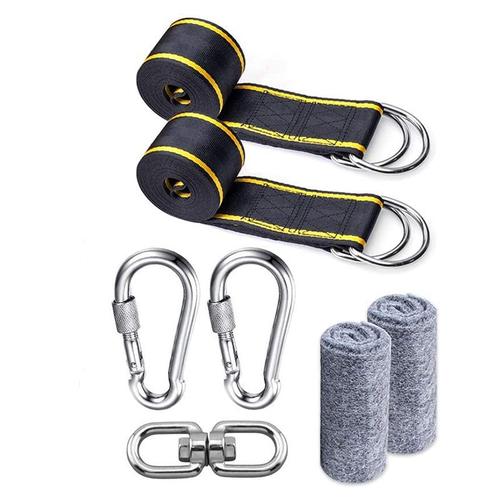 Kits De Suspension De Sangle De Balançoire D'arbre Sangles Pour Balançoire, Spinner Et Protecteurs D'arbre Pour Toutes Les Hamacs Ou Balançoires