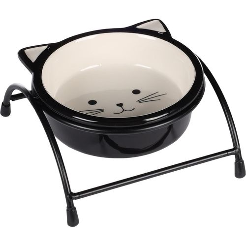 Ershi-Flamingo Gamelle Pour Chats Ansu - Gamelle Antidérapante Multi-Usages Pour Animaux De Compagnie - 230ml - Cermamique - La Ga[1