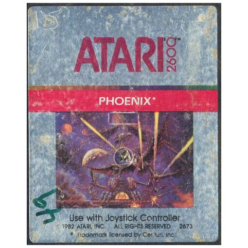 Jeu Vidéo Atari 2600 Phoenix (Space Invaders) - Bon état, Version PAL France