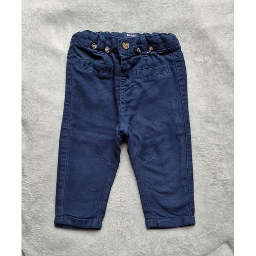 Pantalon Bleu Marine Kiabi 9 Mois, Très Bon État