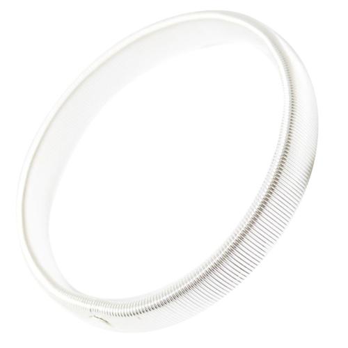 Bracelet À Ressort En Métal Pour Homme Protection De L'environnement Et Couleur Anti-Jambe Meilleur Cadeau Pour Mari, Couleur Argent