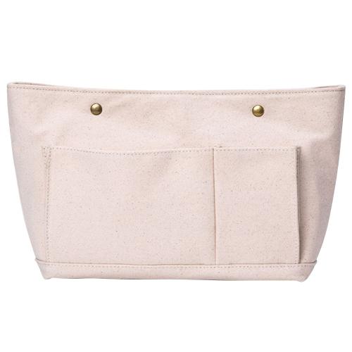 Sac de Finition Multifonctionnel Sac CosméTique Portable pour Femme Sac en Toile Sac InterméDiaire Sac de Doublure Blanc