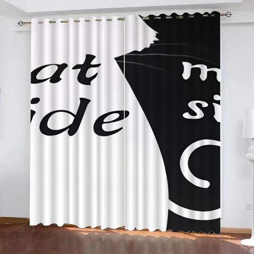 Rideaux Occultants A Oeillets D'epissage Multi-Elements Modernes,Motif De Rideaux Assombrissants En Polyester Lavable Pour La Cuisine De La Chambre A Coucher Du Salon