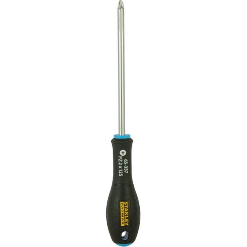 ERSHI-STANLEY 0-65-337 Tournevis Pozidriv Embout N°2 125 Mm Gamme FATMAX - Fabriqués En France - Lame En Acier - Sablage De L'Empr[1