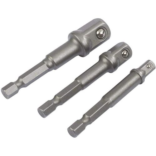 ERSHI-Lot de 3 douilles à choc | Adaptateur carré 6,35 mm x 6,35 mm, 0,95 cm et 1,27 cm | Visseuses à percussion, clés, cliquets e[1