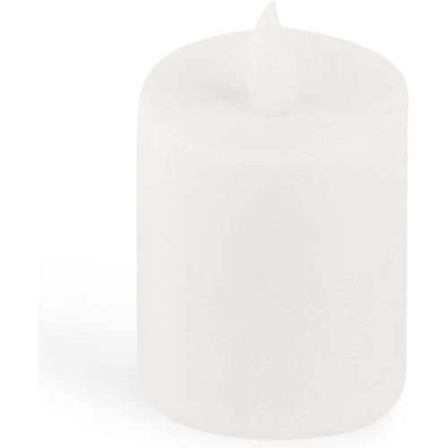 ERSHI-Bougie LED d'extérieur blanche - Bougie funéraire LED avec batterie - Bougie longue durée - Flamme vacillante - Bougie LED -[2
