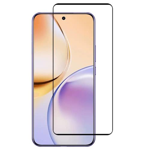 Verre Trempe Pour Realme 14 Pro 5g - [Lot De 2] Film De Protection Incurve Integral - Noir