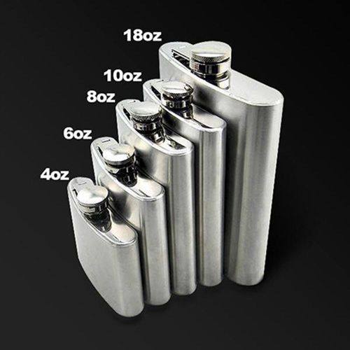 Flacon De Poche Pour Whisky, Vin, Liqueur, Alcool, Fête De Mariage, Bouteille De Boisson, Entonnoir-10 Onces