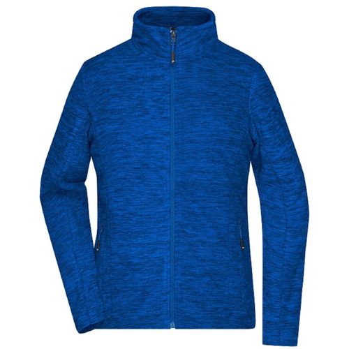 Veste Polaire Zippée - Femme - Jn769 - Bleu Roi Mélange
