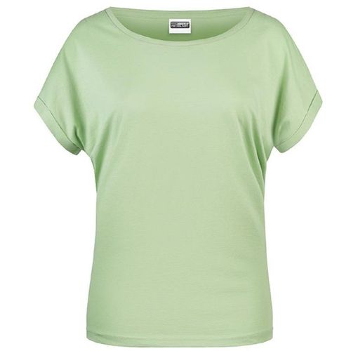 T-Shirt Bio Col Bateau - Femme - 8005 - Vert Pastel