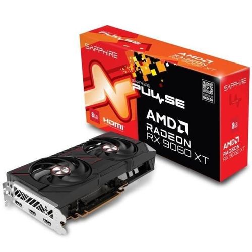 Tarjeta Gráfica Sapphire Pulse Radeon RX 9060 XT Gaming- 8GB GDDR6