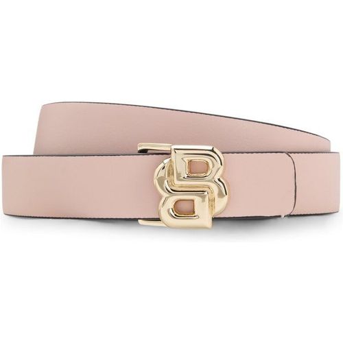 Ceinture En Cuir Italien Réversible Avec Boucle À Monogramme Double B70,75