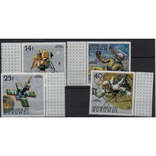 Burundi Timbres Espace 1969