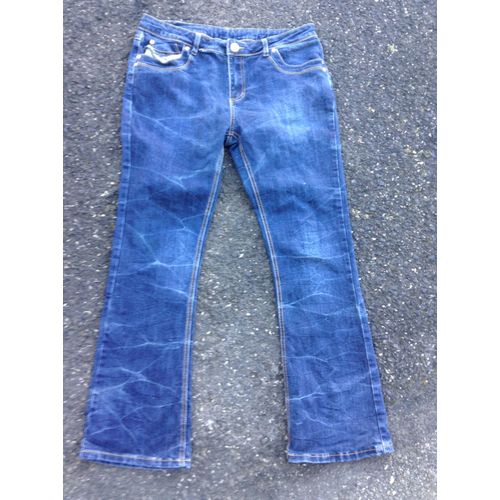 Jean Bleu Marine T 42 Girl Vivi Jeans