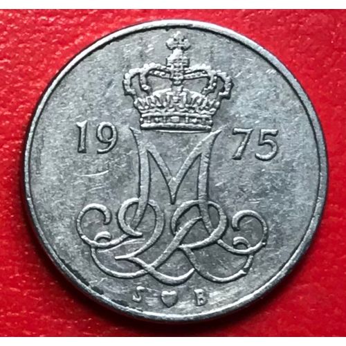 10 Øre - Margrethe I I - 1975 - Danemark