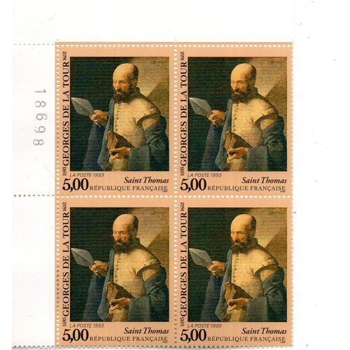 Bloc De 4 Numéroté Du N° 2808 Saint Thomas.Neuf