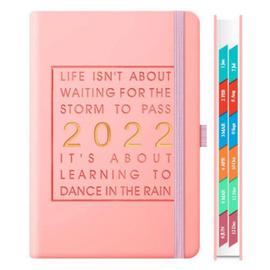 Agenda scolaire 2023/2024 avec spirales rose pastel