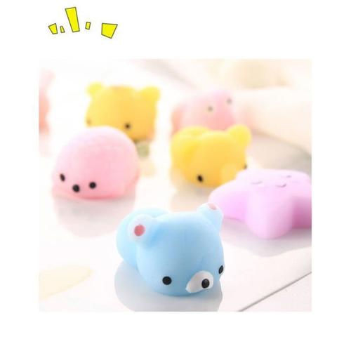 30 Pièces Kawaii Mochi Squishy Toys - Anti Stress Mochi Squishy - Squeeze  Mini Figurines Jouet Trop Mignon Animal Squishy