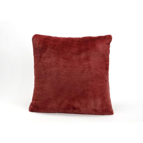 Coussin bordeaux luxe 50x50 cm