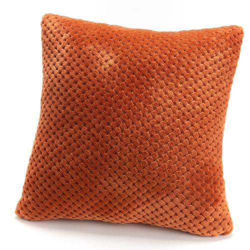 Coussin Damier Terracotta 40x40