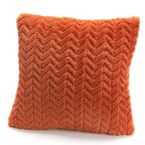 Coussin Chevron orange 40x40