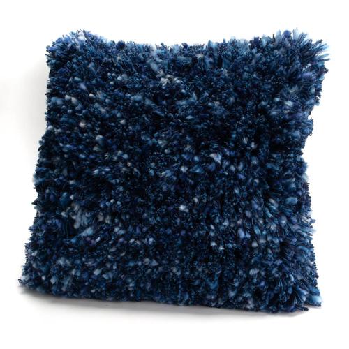 Coussin Ava 45 x 45 cm bleu