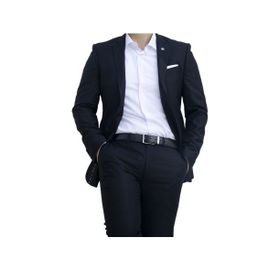 Costume Noir Slim Homme Bill Tornade