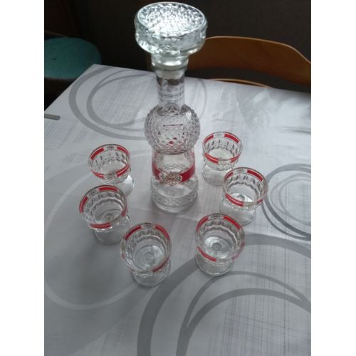 Carafes Et Verres Année 1970