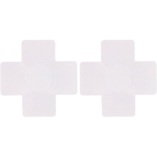 4 Pairs Nipple Covers Cross Shape Nipple Covers For Women,Self-Adhesive Nipple Covers Sexy Nipple Covers For Party Dresses,Bikinis,White,8cm