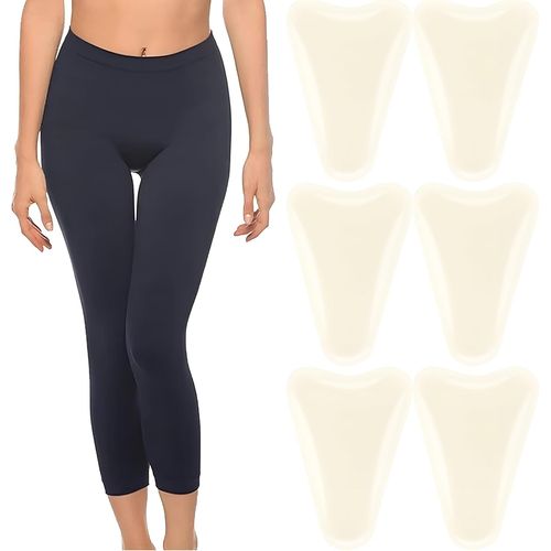 Camel Toe Cover Caps Reusable Seamless Anti-Camel Concealer Invisible For Women Swimwear Bikini Yoga Pants 6 Pack,Beige