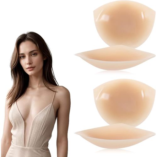 2 Pairs Silicone Nipple Covers For Women,Adhesive Nipple Covers Ultra Thin Seamless Nipple Covers For Wedding Dress,Tank Tops,Strapless Tops,Invisible Breast Covers