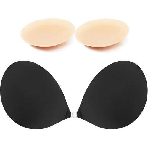 Adhesive Push Up Bra Strapless Bra For Women Invisible Reusable Bra Self Adhesive Bra Bra Nipple Covers For Strapless Dress.[F245]