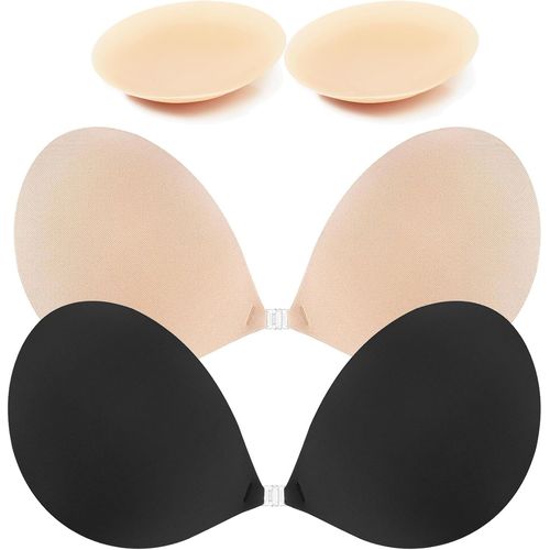Adhesive Push Up Bra Strapless Bra For Women Invisible Reusable Bra Self Adhesive Bra Bra Nipple Covers For Strapless Dress.[F242]