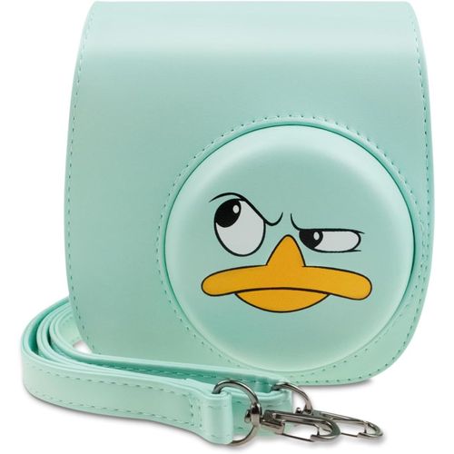 Case for Instax Mini 12 Animal Text Camera,Green,Universal model Mini 11 and mini 12