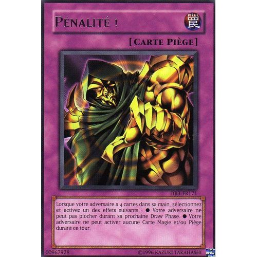 Yugioh - Sombre Revelation 3 - Penalite ! - Francaise - Rare - Dr3-Fr171