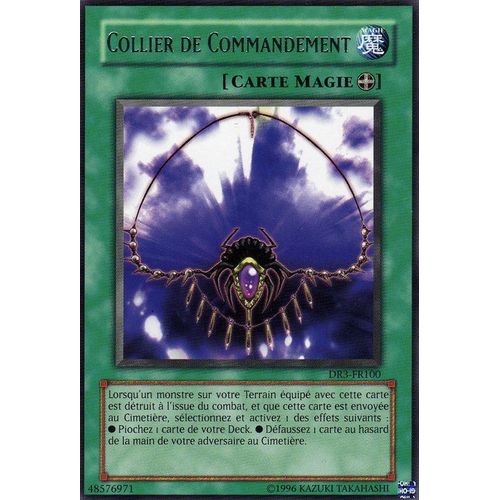 Yugioh - Sombre Revelation 3 - Collier De Commandement - Francaise - Rare - Dr3-Fr100