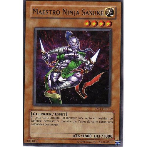 Yugioh - Sombre Revelation 3 - Maestro Ninja Sasuke - Francaise - Rare - Dr3-Fr019
